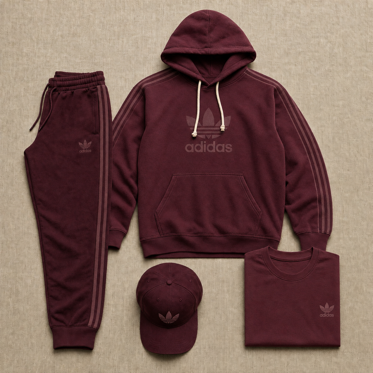 Everyday Stripes Tracksuit Set