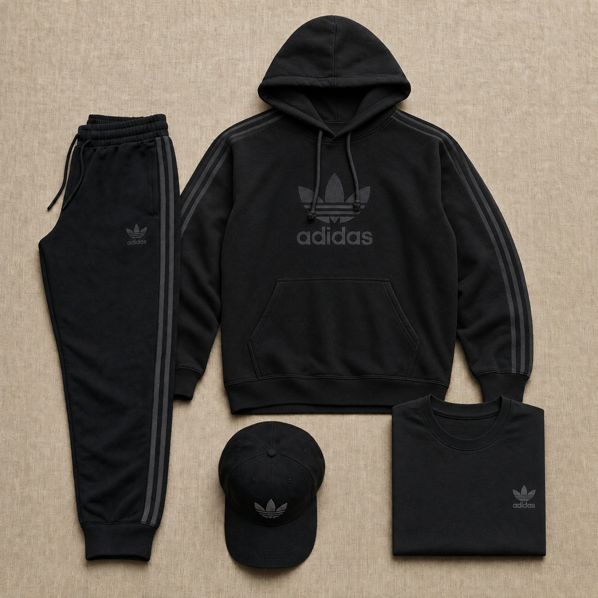 Everyday Stripes Tracksuit Set
