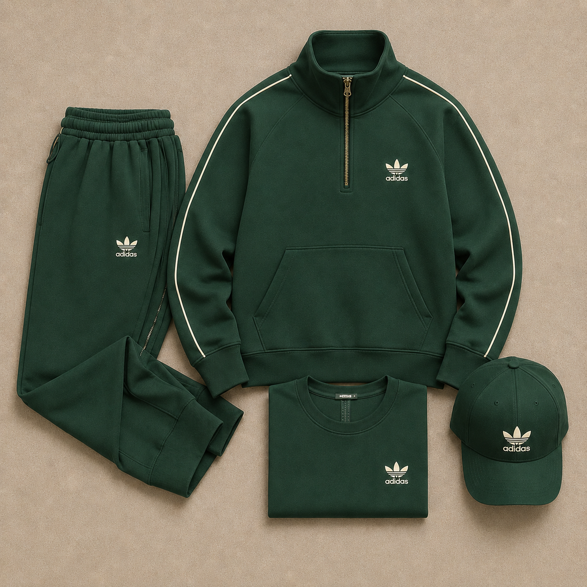 Cozy Half-Zip Comfort Set