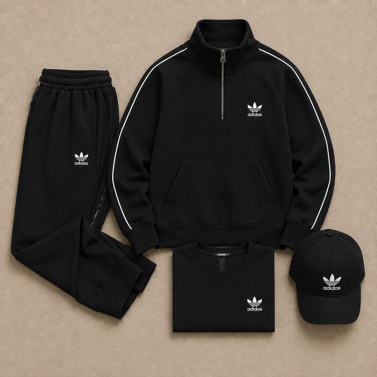 Cozy Half-Zip Comfort Set