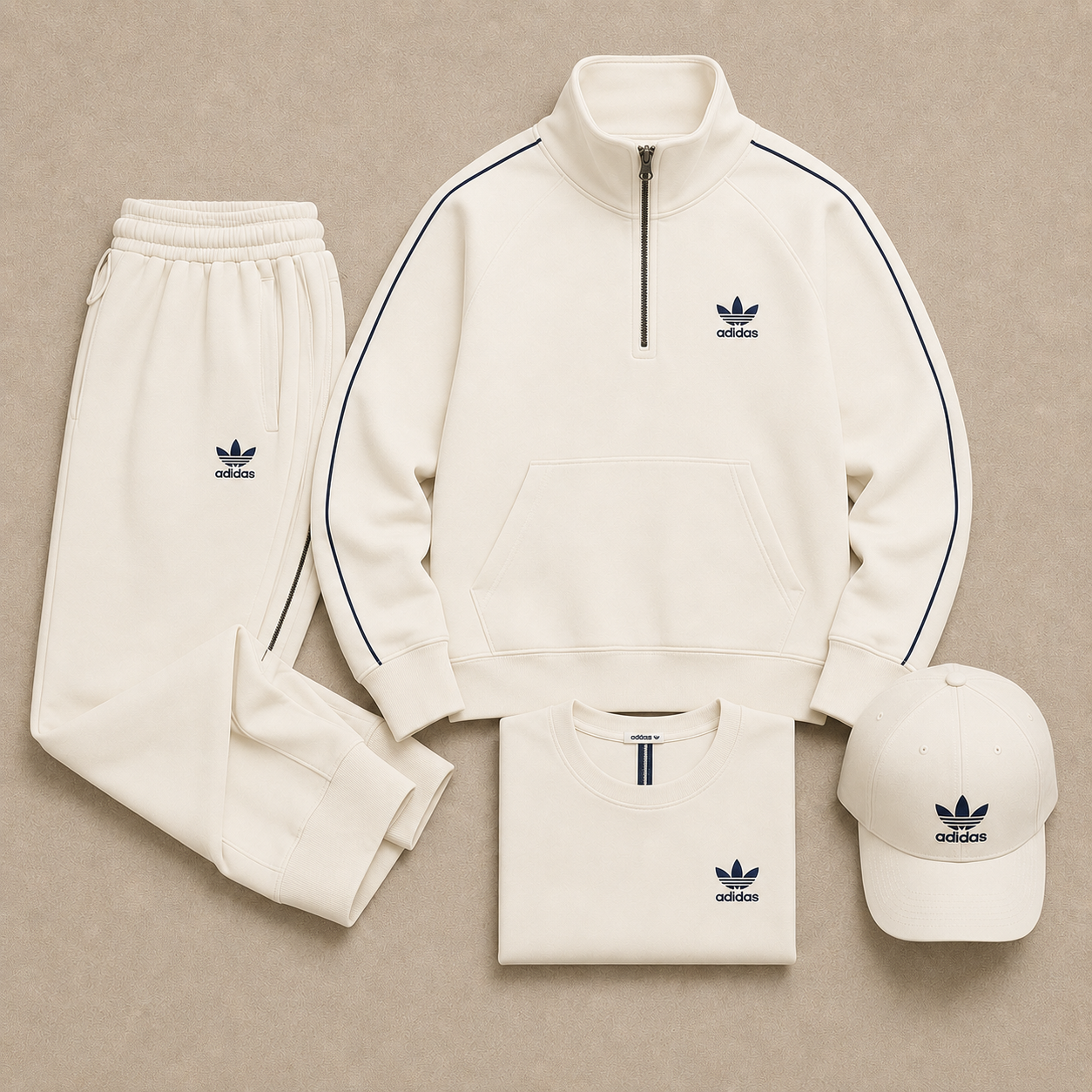 Cozy Half-Zip Comfort Set